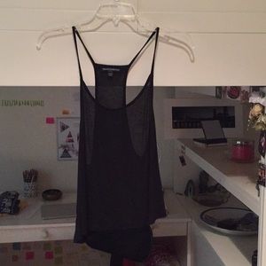 Black Sheer Brandy Tank